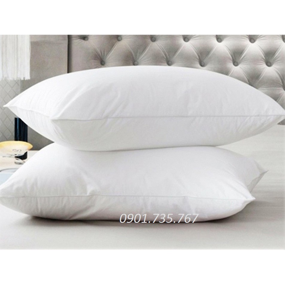 Ruột gối đầu bông trắng tinh khiết 45x65cm
