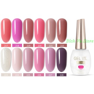 Sét 6 chai sơn Gel Vil (đăng số 217->308)