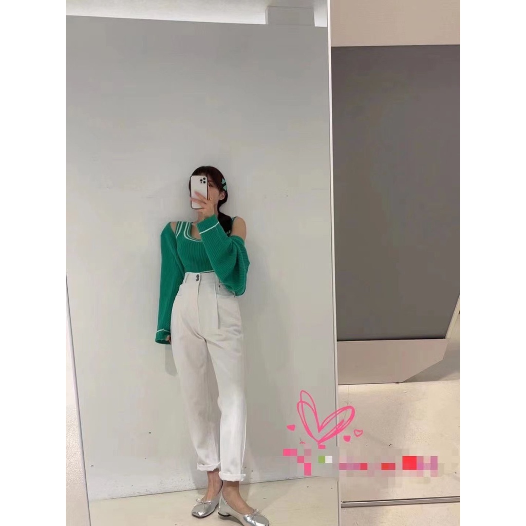 Set Áo Khoác Set Áo 2 Dây Áo Khoác Dệt Kim Set Áo Cadigan Kẻ Phối Áo Ba Lỗ Phong Cách Cá Tính Phù Hợp Đi Chơi Ak1381