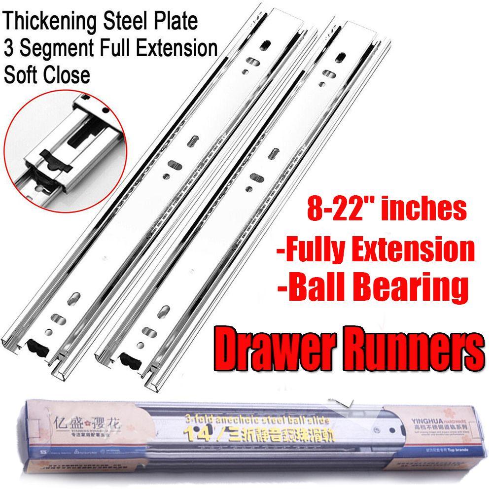Bộ 2 Thanh Trượt Bằng Thép Không Gỉ Chịu Lực Chất Lượng Cao