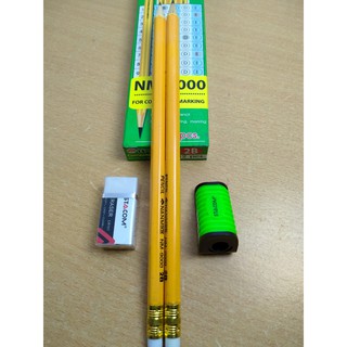 BÚT CHÌ 2B STACOM ( MUA 12 Bút TẶNG 1 TẨY, 1 GỌT)