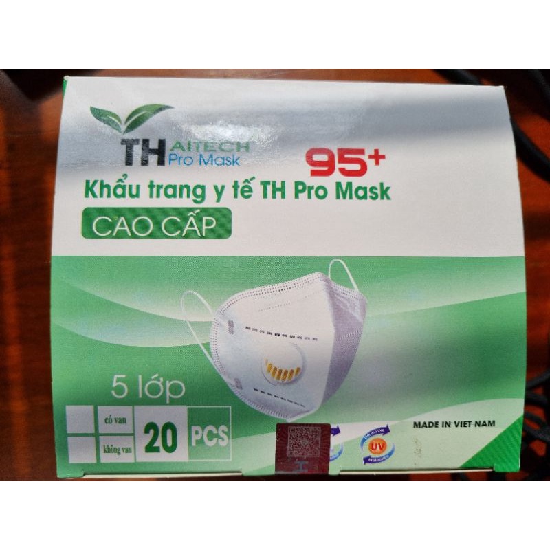 Khẩu trang y tế TH AITECH Pro Mask N95+