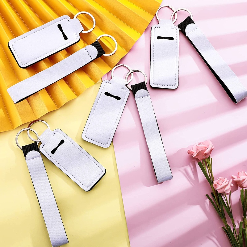Set 40 Móc Khóa / Son Môi Dạng Ấn Nhiệt Độc Đáo Giá Đỡ