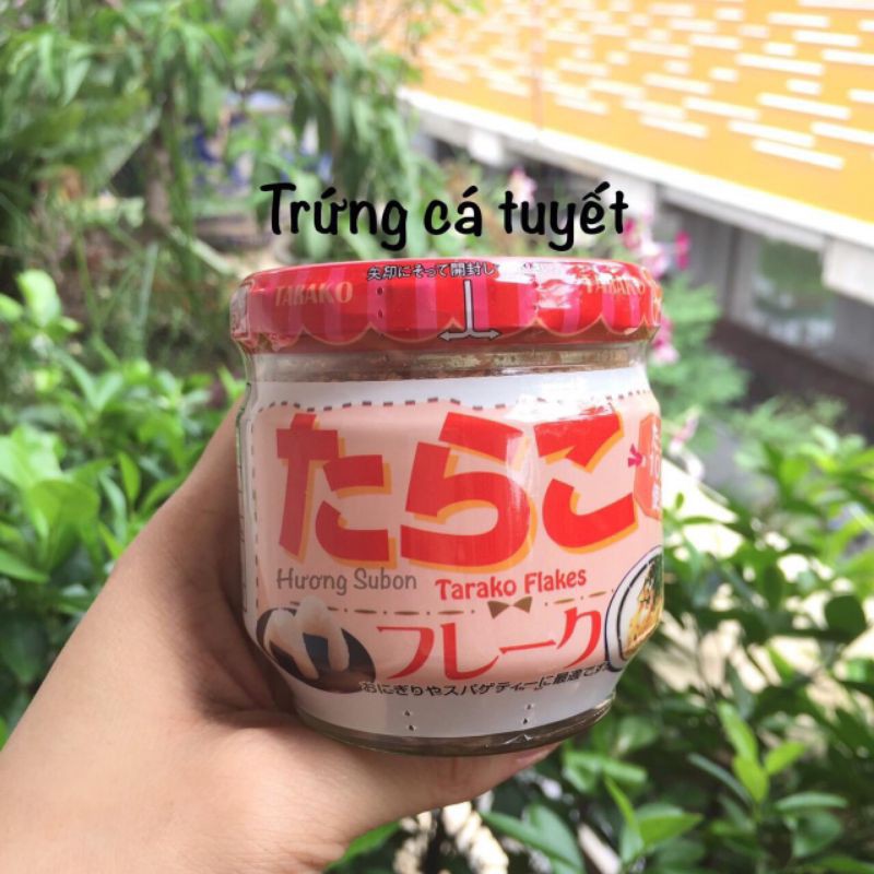 Trứng cá tuyết happy foods 50gr, hsd cuối 2021