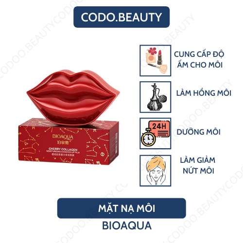 Hộp 20 miếng - MẶT NẠ DƯỠNG HỒNG MÔI - Hàng chính hãng
