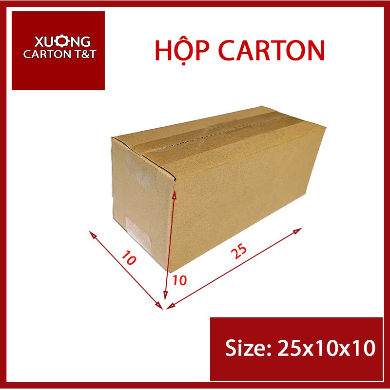25x10x10 Hộp carton đóng gói | BigBuy360 - bigbuy360.vn