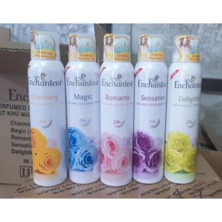 Xịt Khử mùi Enchanteur 150ml(đủ màu)