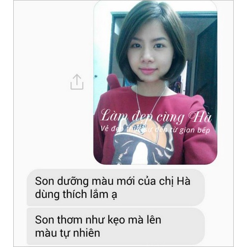 Son dưỡng màu Đỏ Đào - LÀM ĐẸP CÙNG HÀ