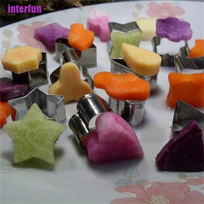 1 Bộ 12 Bánh Quy Bằng Thép Không Gỉ