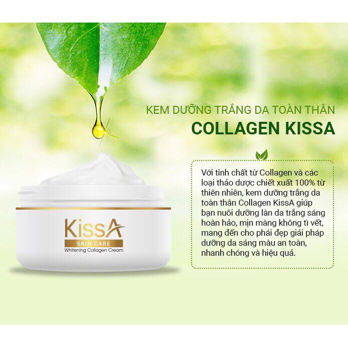 Kem Dưỡng Trắng Da Toàn Thân Collagen KissA