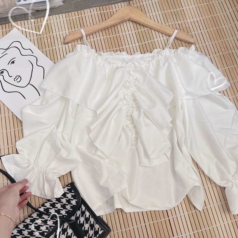 ÁO BỆT VAI BÈO TAY DÀI