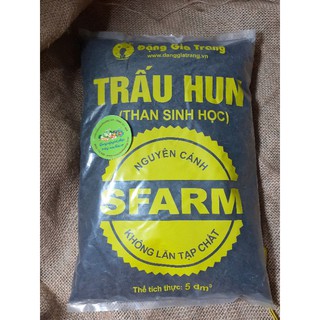 Trấu Hun, Than Sinh Học Đặng Gia Trang Sfarm, Bổ Sung Kali, Trộn Đất Ươm Trồng Cây