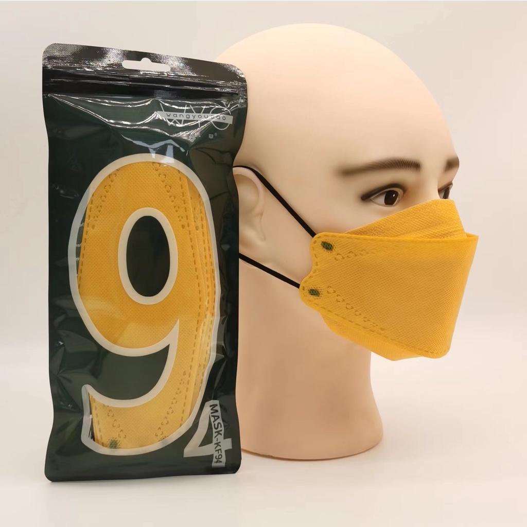 Bộ 50 Khẩu Trang KF94 Bốn Lớp Chống Bụi Chống Nước Chống Khói Sự Bảo Vệ