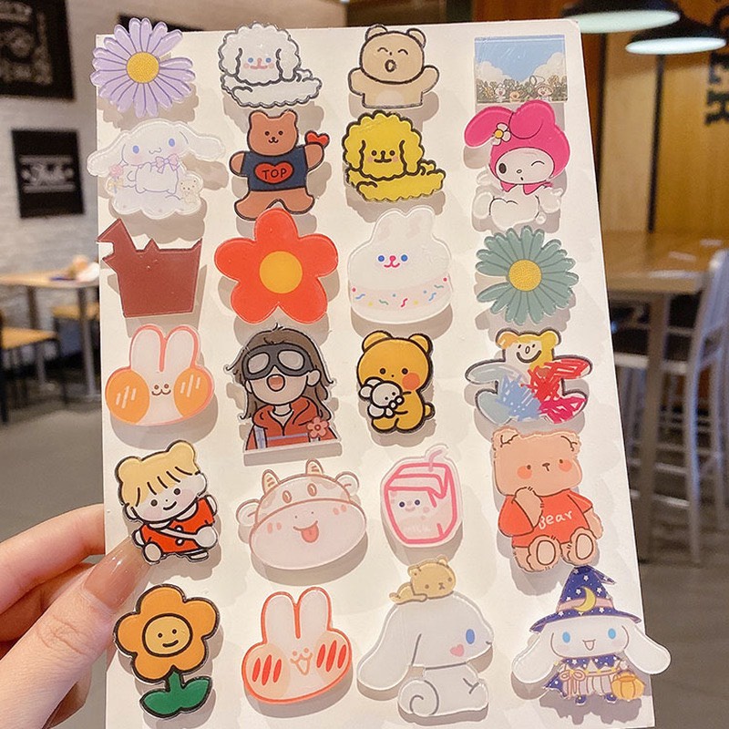 Ghim Cài Áo - Balo - Túi Ví - Sticker Dễ Thương Thời Trang Hàn Quốc  MT0031