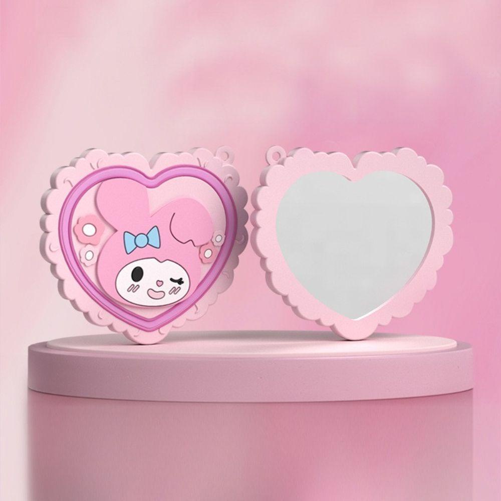 Móc Khóa Mặt Gương Nhỏ Nhắn Hoạ Tiết Kuromi My Melody Cinnamoroll