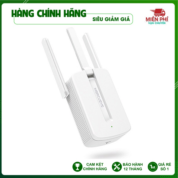 Bộ kích sóng wifi 3 râu Mercusys cực mạnh,Tăng sóng wifi, Kích wifi, Bộ tiếp nối sóng wifi