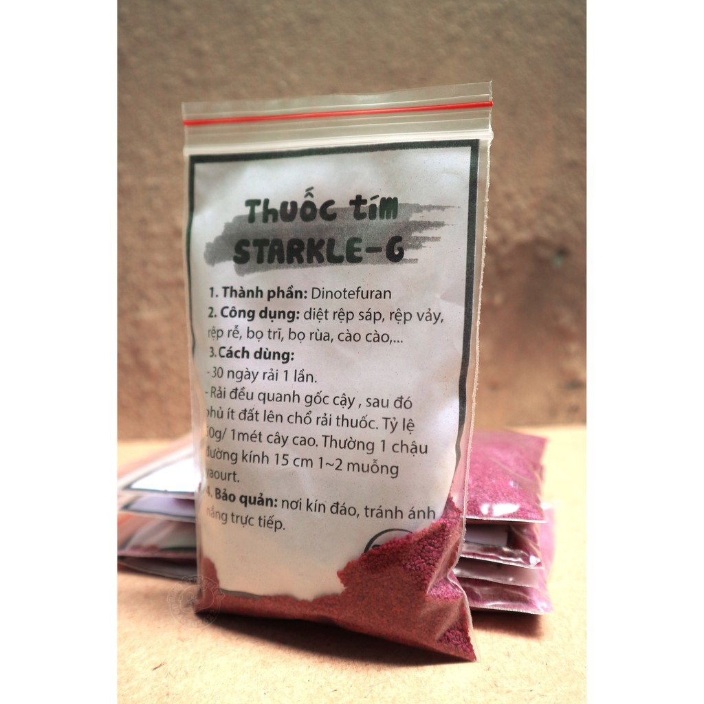 Thuốc trị rệp tím - Trọng lượng: 100gram