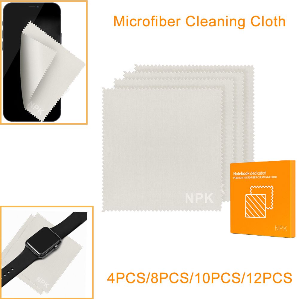 MAYSHOW 4PCS/8PCS/10PCS/12PCS Camera Lenses Cleaning Cloth Laptop Screens Wipes Microfiber Eyeglass New Phone Tablet Cleaner