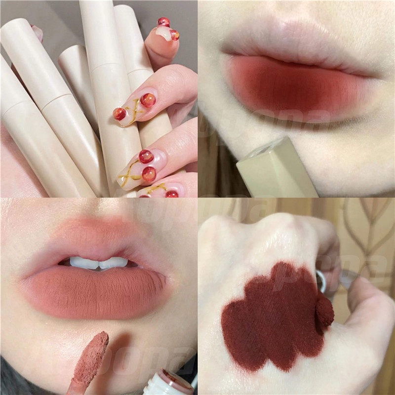 [Hàng mới về] Son kem lì Daimanpu chống thấm nước với 5 màu sắc dễ thương lựa chọn