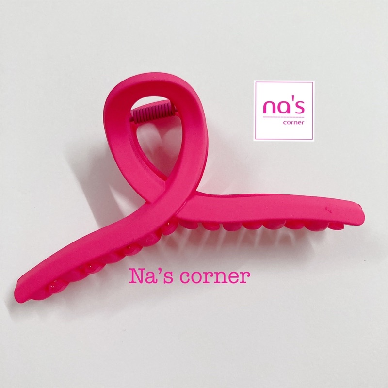 Kẹp càng cua gấp tóc nhựa nhiều màu size lớn