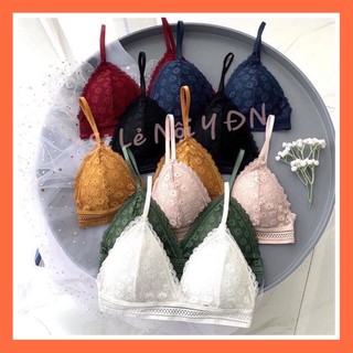 Bra Ren Hoa Cúc Loại 1 Chất Đẹp Bralette cài sau co giãn
