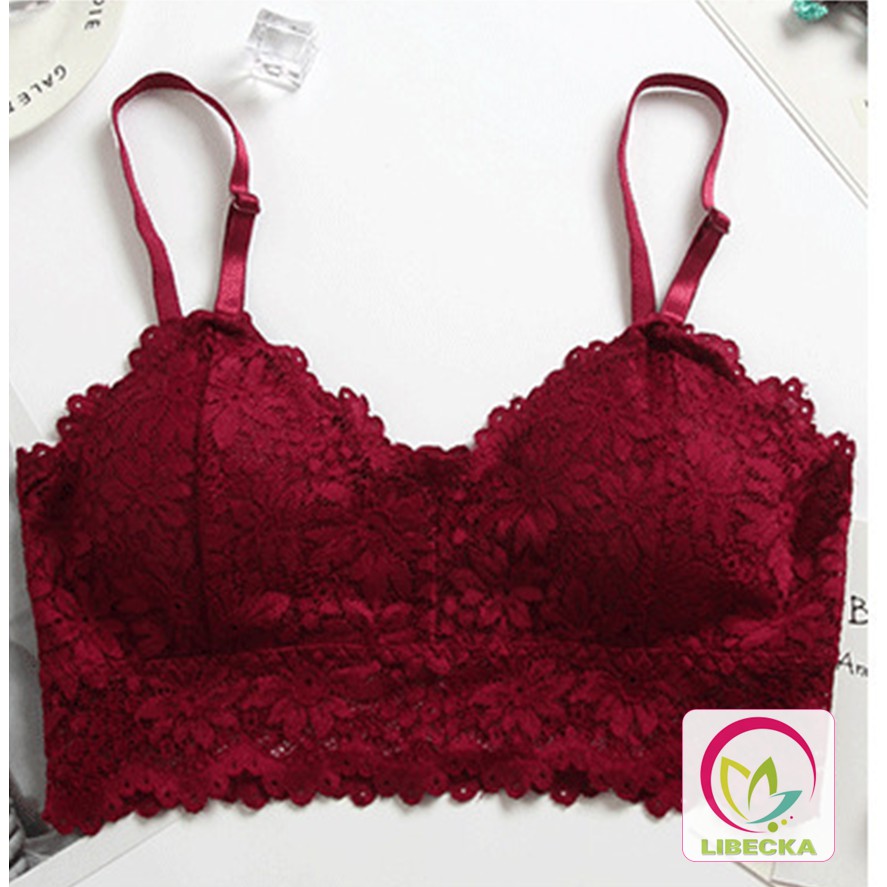 Áo bra nữ áobra len ren đẹp 2 dây cao cấp giá rẻ AL42