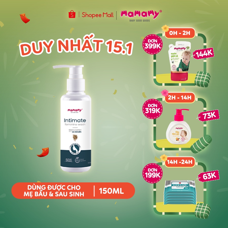 Dung dịch vệ sinh phụ nữ Mamamy 150ml