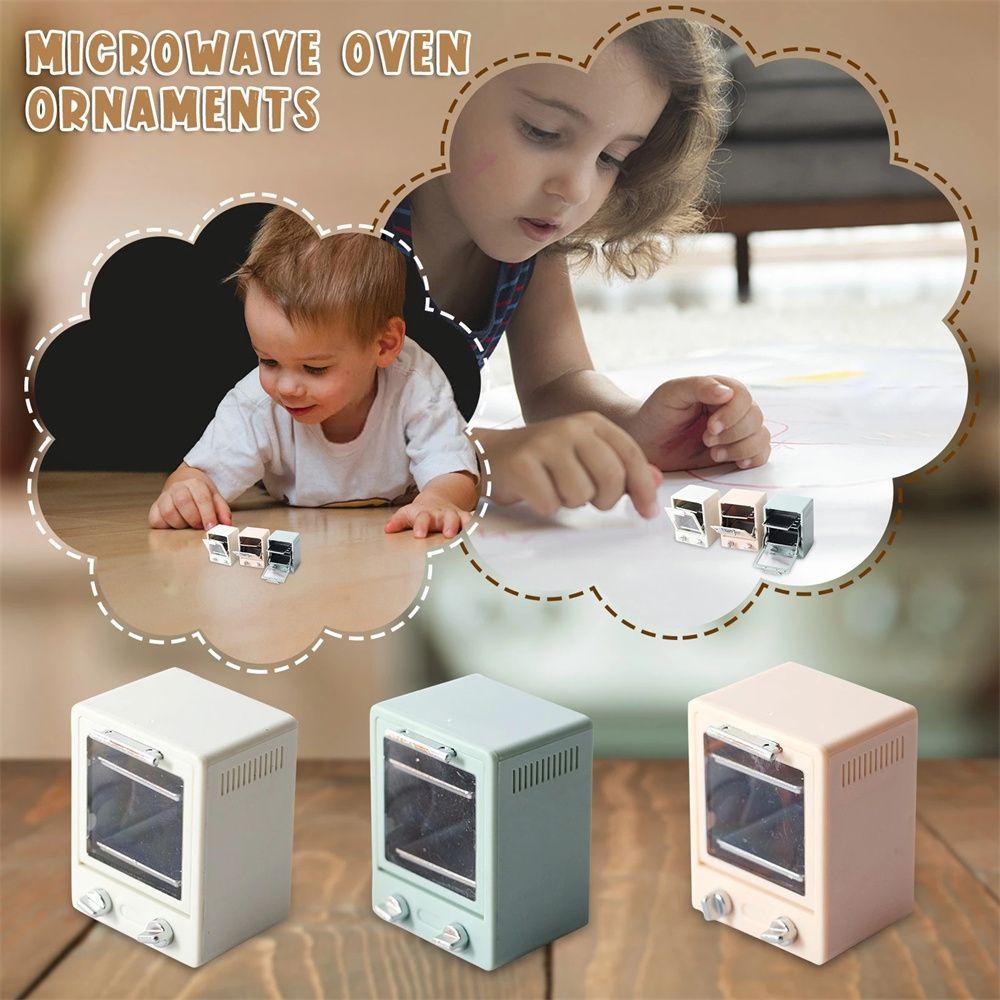 Mô Hình Lò Vi Sóng Đồ Chơi Trang Trí Phong Cảnh DIY REBUY1