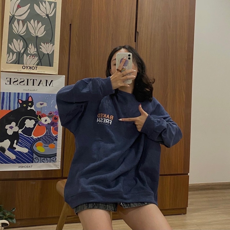 [SW5] Áo Sweater Baked - Áo nỉ không mũ V3 - “Baked Fresh” | BigBuy360 - bigbuy360.vn