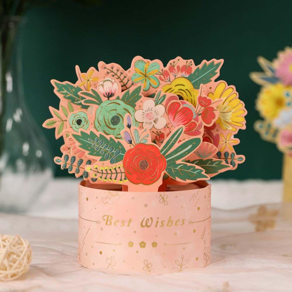 Thiệp Chúc Mừng Ngày Nhà Giáo Đính Hoa Handmade Xinh Xắn Thẻ