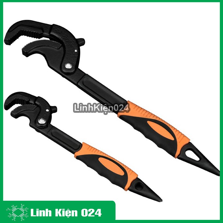 Bộ 2 Cờ Lê Đa Năng Giữ Vặn Ống Ren Professional Tools Cao Cấp