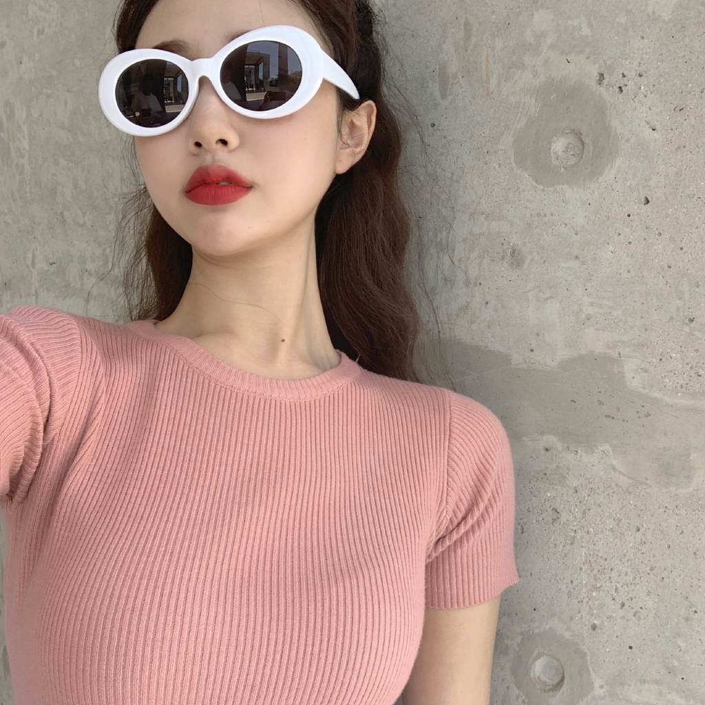 Áo thun nữ ngắn tay phong cách Hàn Quốc trẻ trung | BigBuy360 - bigbuy360.vn