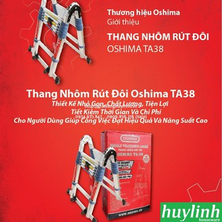 THANG NHÔM RÚT ĐÔI CHỮ A OSHIMA TA-38