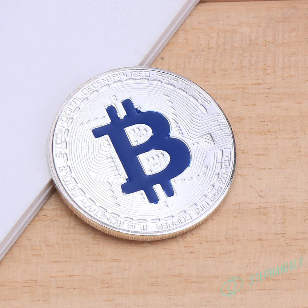 Đồng Xu Mạ Bạc Bitcoin