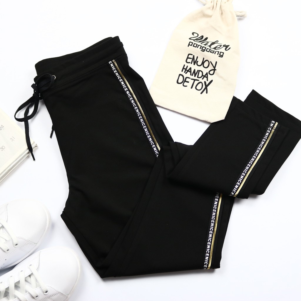 [ ẢNH THẬT] quần legging sọc NICE co giãn thoải mái đủ size 40-75kg | BigBuy360 - bigbuy360.vn