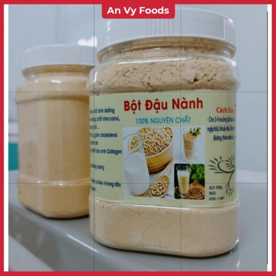 500gr Bột Đậu Nành Rang Tay Nguyên Chất -#FREESHIP ĐƠN HÀNG TỪ 50K