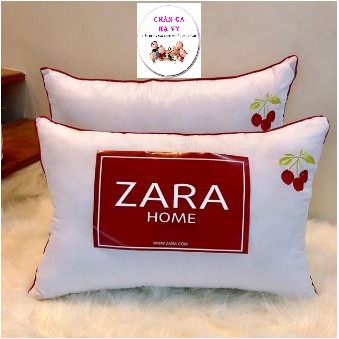 Gối zara size 50x70cm bông tinh khiết