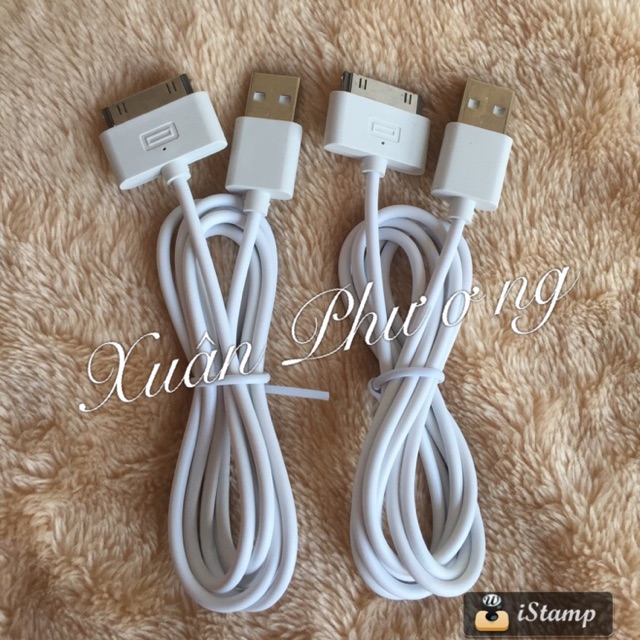 Dây Cable sạc cho Iphone 4/ 4s/ Ipad 1, 2, 3