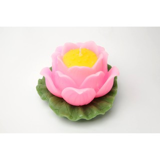 Đèn nến hoa sen đổi màu size M (2 cái)