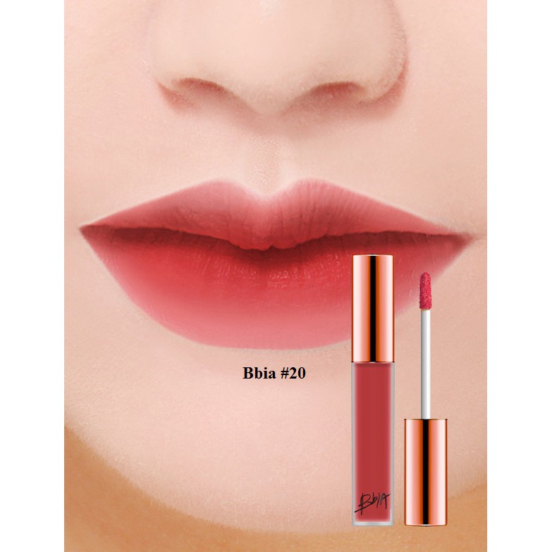 Son Kem Lì Bbia Last Velvet Lip Tint màu mới 31, 32, 33