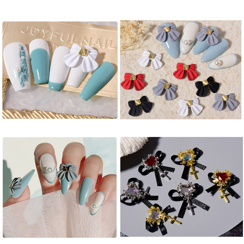 Phụ Kiện Trang Trí Móng Tay Hình Nơ 3d