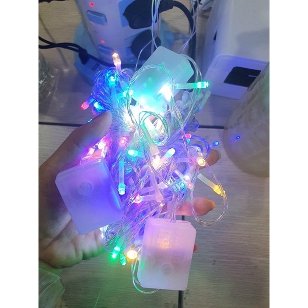 Dây đèn nháy chớp trang trí nhiều màu dài 5M