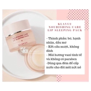 MẶT NẠ NGỦ MÔI KLAVUU
