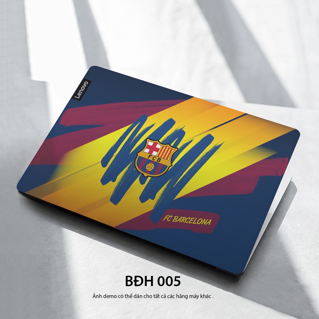 Bộ skin dán laptop mẫu Logo Barcelona/ Có decal dán cho tất cả các hãng máy tính