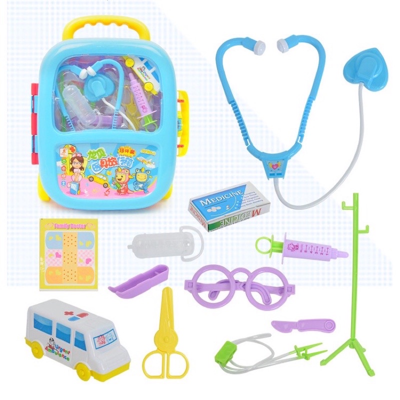 ĐỒ CHƠI VALI KÉO BÁC SĨ LOẠI CÓ ĐÈN phát triển kĩ năng