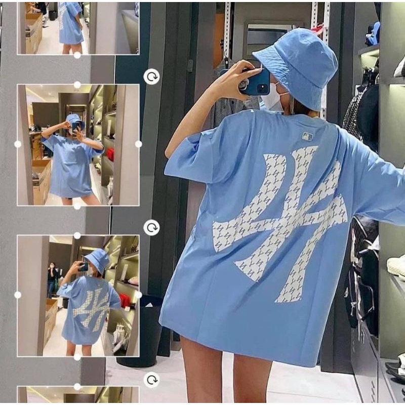 BST áo đôi áo LA NY t shirt MIb logo to hành cotton FULL TAG mẫu mới 2022