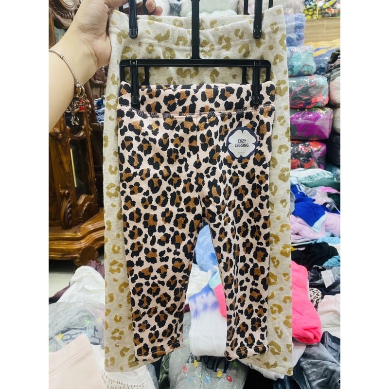 Quần Legging lót nỉ ấm cho bé (size 9tháng, 12-18tháng, 4 tuổi, 7 tuổi)