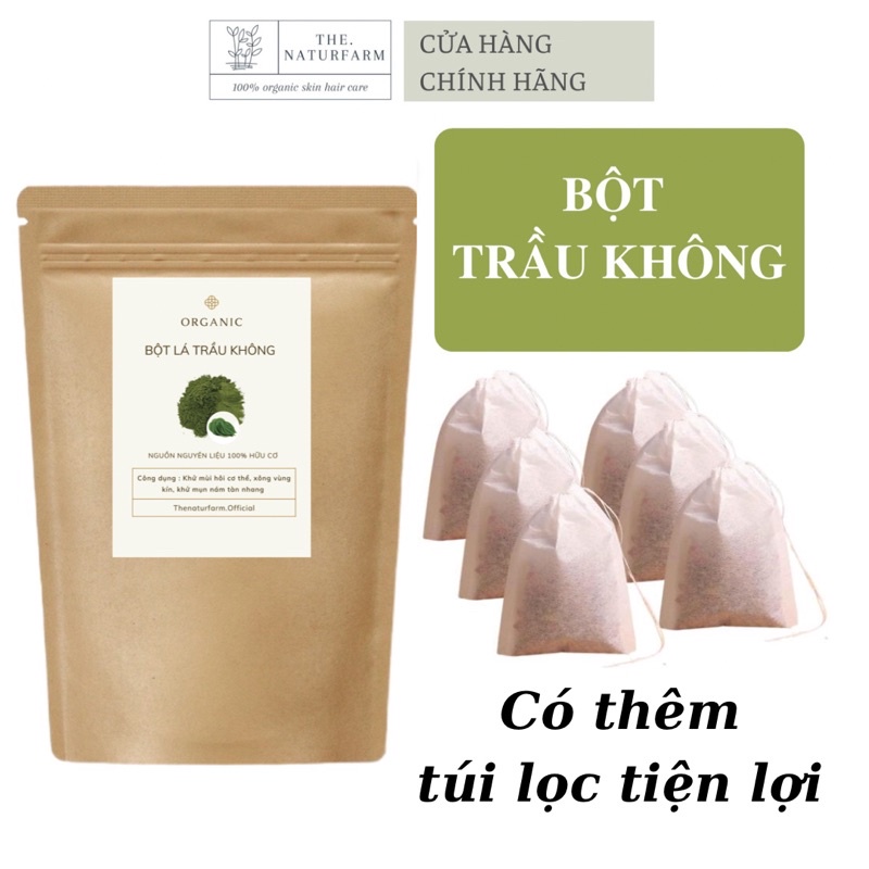 Bột lá trầu không hữu cơ xông v.kín &amp; làm đẹp