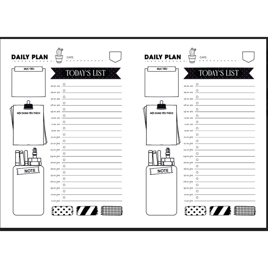 [Mã LIFEMALL995 giảm 10% đơn 99K] Sổ tay cute kế hoạch học tập 80 trang Study planner Ôn Luyện giao mẫu ngẫu nhiên