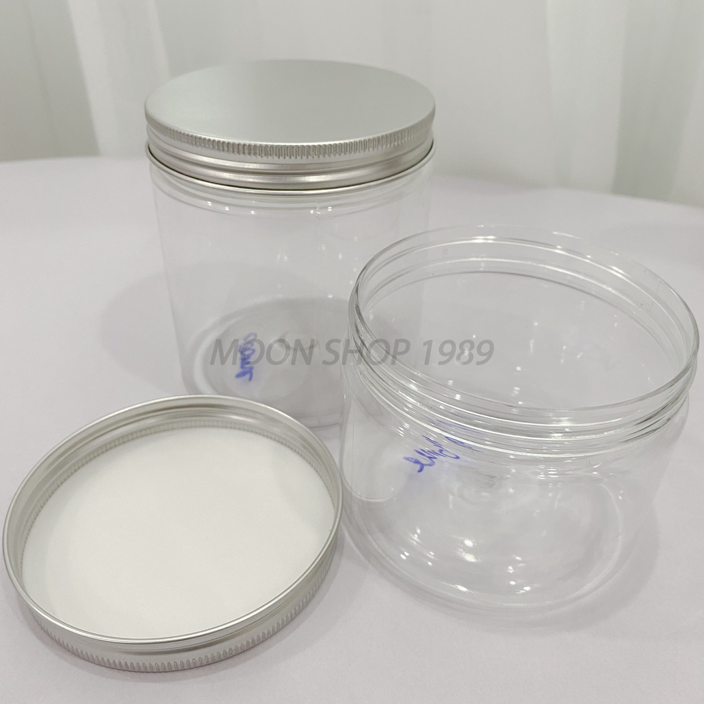 Hủ nhựa kèm nắp nhôm cao cấp đủ size